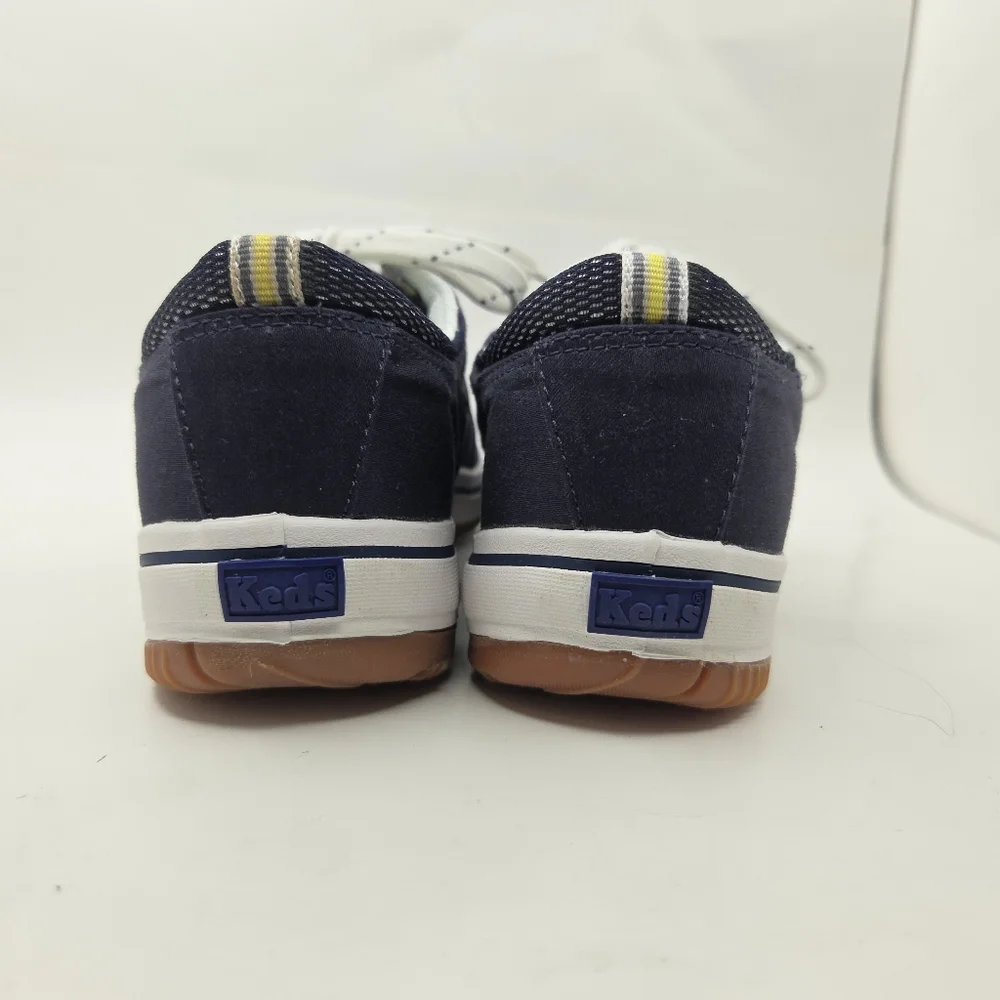 Keds Navy Blue & White Low Top Lace Up Sneakers Casual Shoes Women's Size 6.5 - Picture 3 of 13